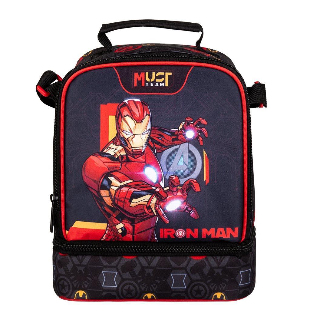 Τσαντάκι Φαγητού Must Team Avengers Iron Man Ισοθερμικό 2 Θήκες (000506314)