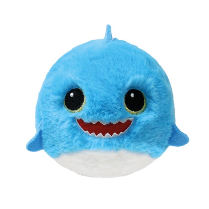TY Beanie Bouncers Fins Χνουδωτό Μπαλάκι που Αναπηδάει Καρχαρίας Γαλάζιος (1607-83007)