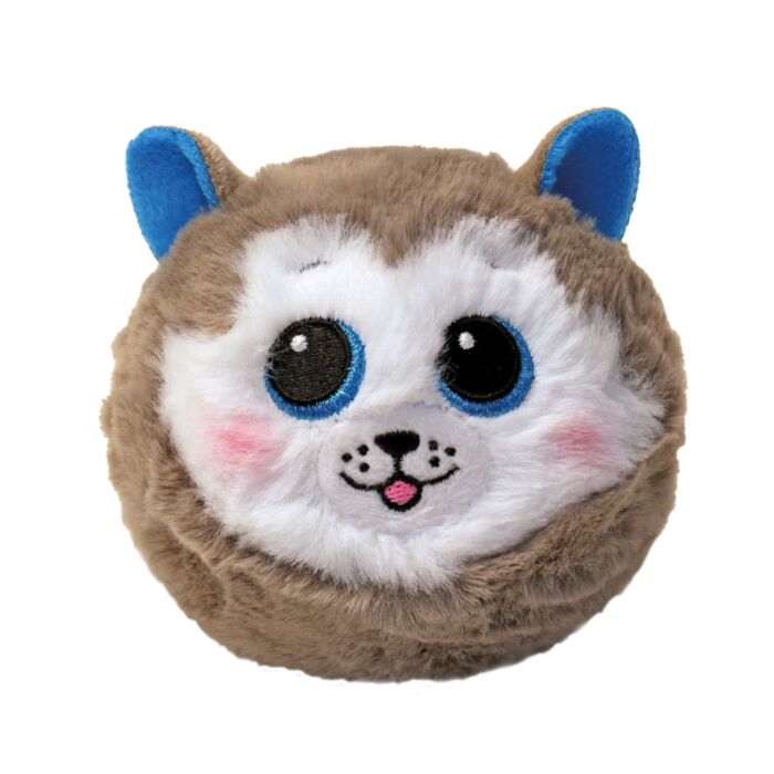 TY Beanie Bouncers Slush Χνουδωτό Μπαλάκι που Αναπηδάει Σκυλάκι Χάσκι Γκρι (1607-83063)