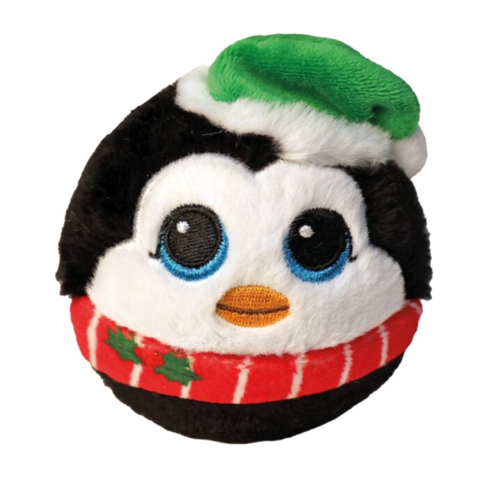 TY Beanie Bouncers Χνουδωτό Μπαλάκι που Αναπηδάει Πινγκουίνος Λευκό & Μαύρο (1607-83078)