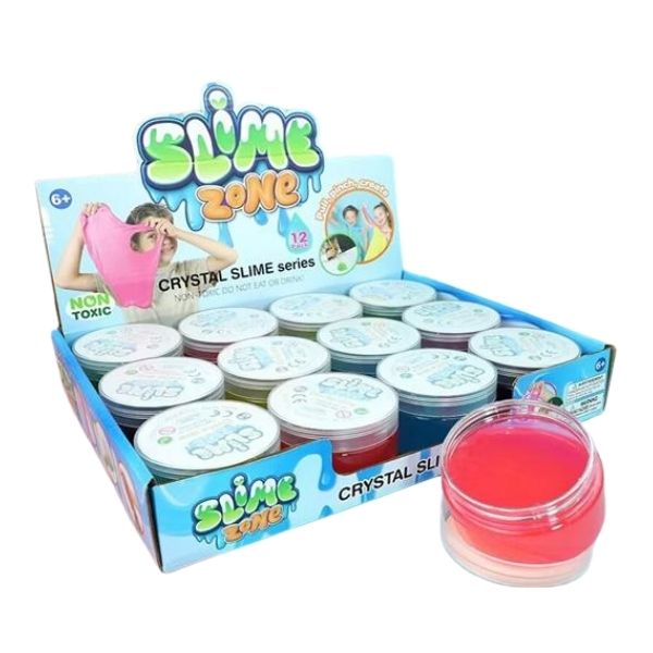 Χλαπάτσα Slime Σε Βαζάκι 100gr Διάφορα Χρώματα