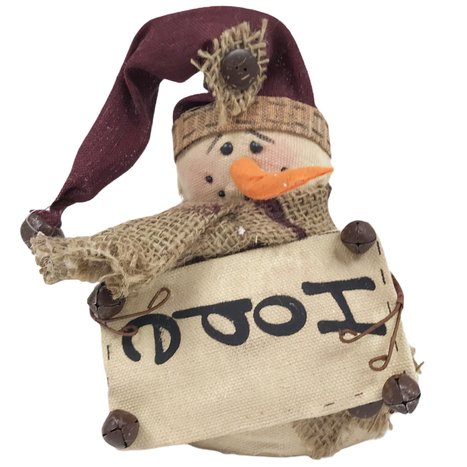 Χριστουγεννιάτικη Διακοσμητική Φιγούρα Χιονάνθρωπος Hope 13x10x20cm