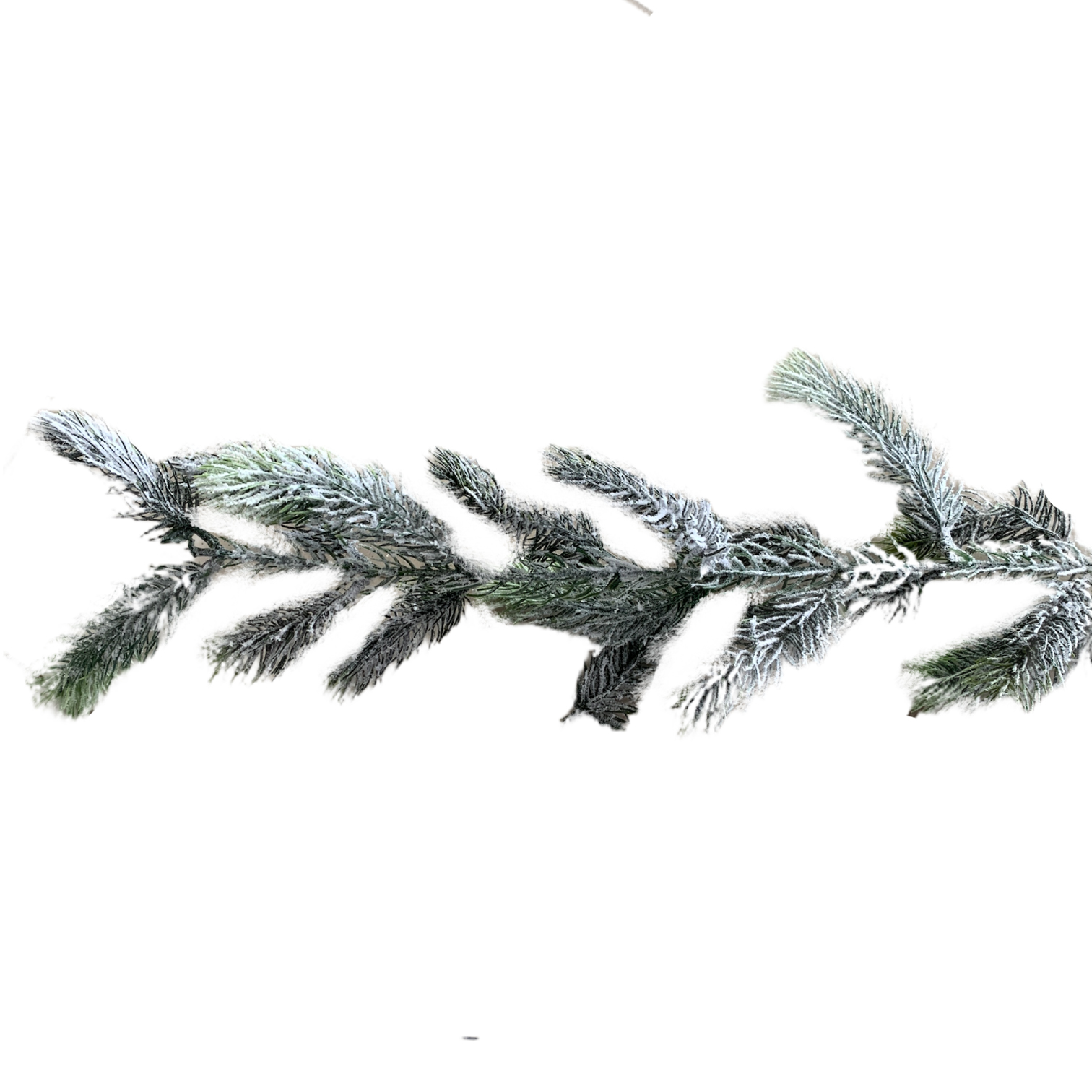 Χριστουγεννιάτικη Διακοσμητική Γιρλάντα Πράσινη Χιόνι 2m