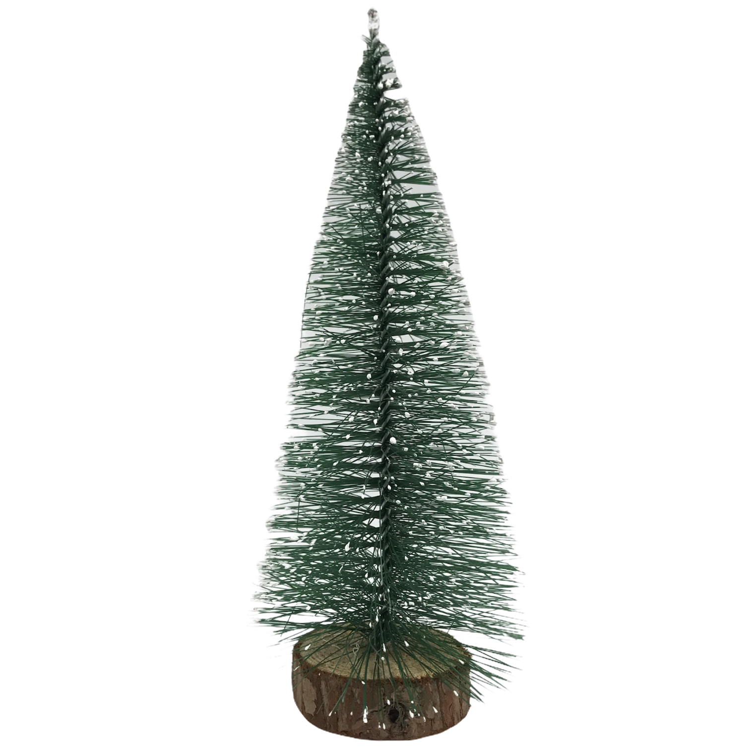 Χριστουγεννιάτικο Διακοσμητικό Δεντράκι Πράσινο Χιονισμένο 21cm