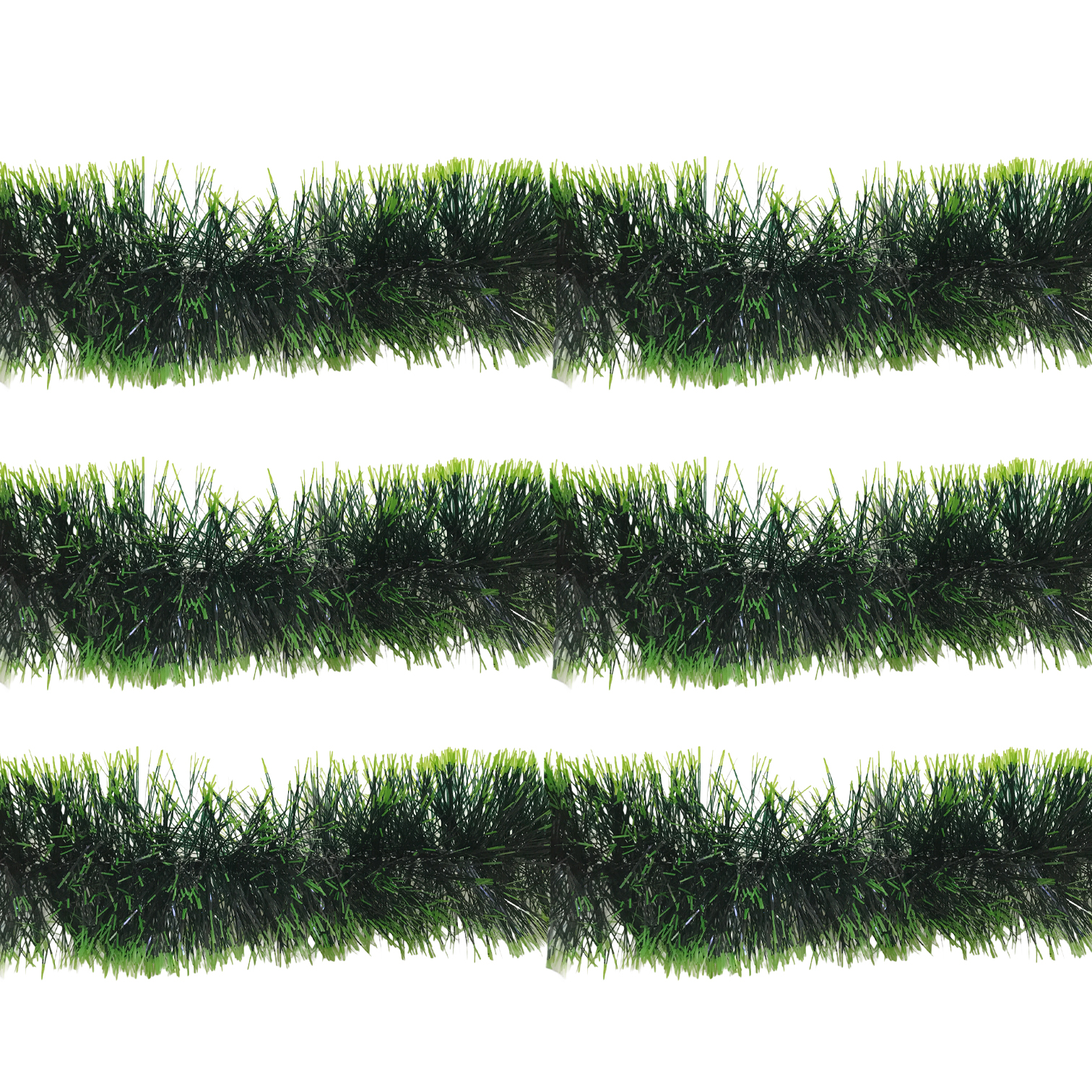 Χριστουγεννιάτικη Τρέσα 13cm Πράσινη/Χιονισμένη 2 Σχέδια 2m